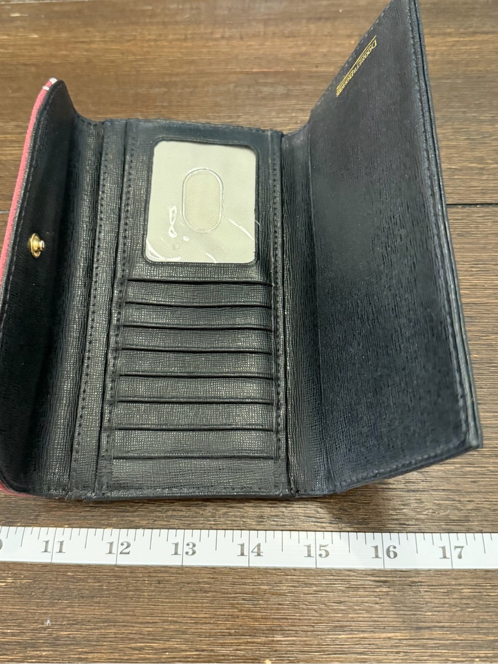 Dooney & Bourke Alabama Crimson Tide Red and Black Logo Wallet - Picture 5 of 9